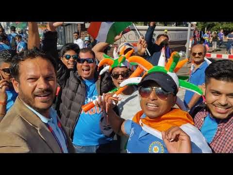 Indian supporters from Manchester Old Trafford stadium
