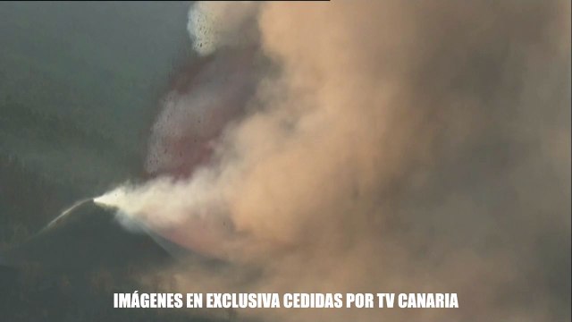 El volcán de La Palma ha emitido entre 6.000 y 9.000 Tm de dióxido de azufre