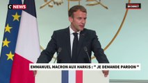 Emmanuel Macron : «reconnaissance et réparation»