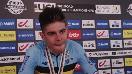 Championnat du monde de Cyclisme: encore une médaille d'argent, mais j'ai été battu par plus fort (Wouter Van Aert)