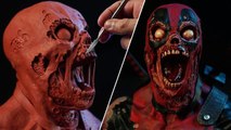 Sculpting DEADPOOL ZOMBIE | Marvel Zombies [ BUST ]