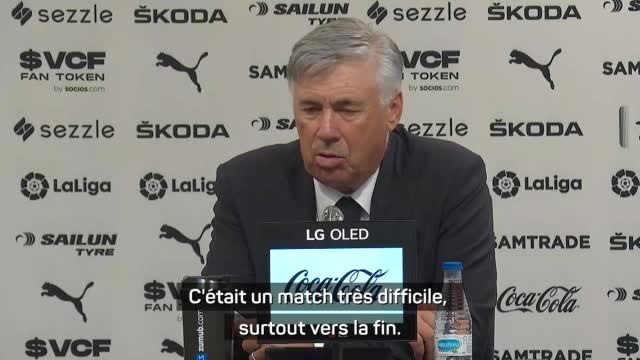 5e j. - Ancelotti : Nous avons gagné grâce à notre conviction