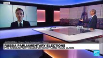 Russia parliamentary elections: Pro-Kremlin party heads for victory amid fraud claims