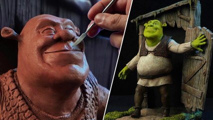 Sculpting SHREK Diorama | Timelapse