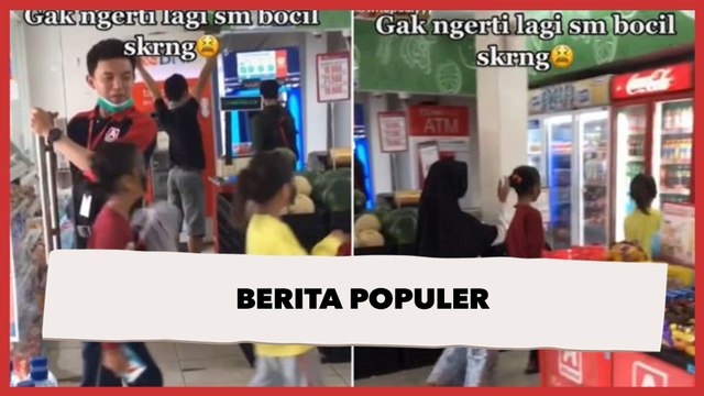 Viral Kelakuan Bocil Saat Belanja di Minimarket dan 5 Berita Populer Lainnya