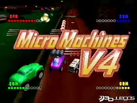 Micro Machines V4: Vídeo del juego 1