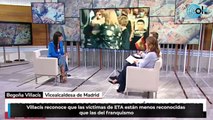 Villacís reconoce que las víctimas de ETA están menos reconocidas que las del franquismo