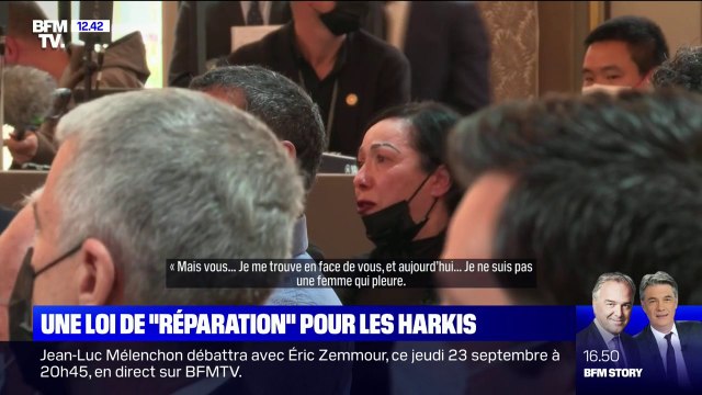 On est ici comme des mendiants, en train de vous supplier : Emmanuel Macron interpellé lors d'un discours en hommage aux Harkis