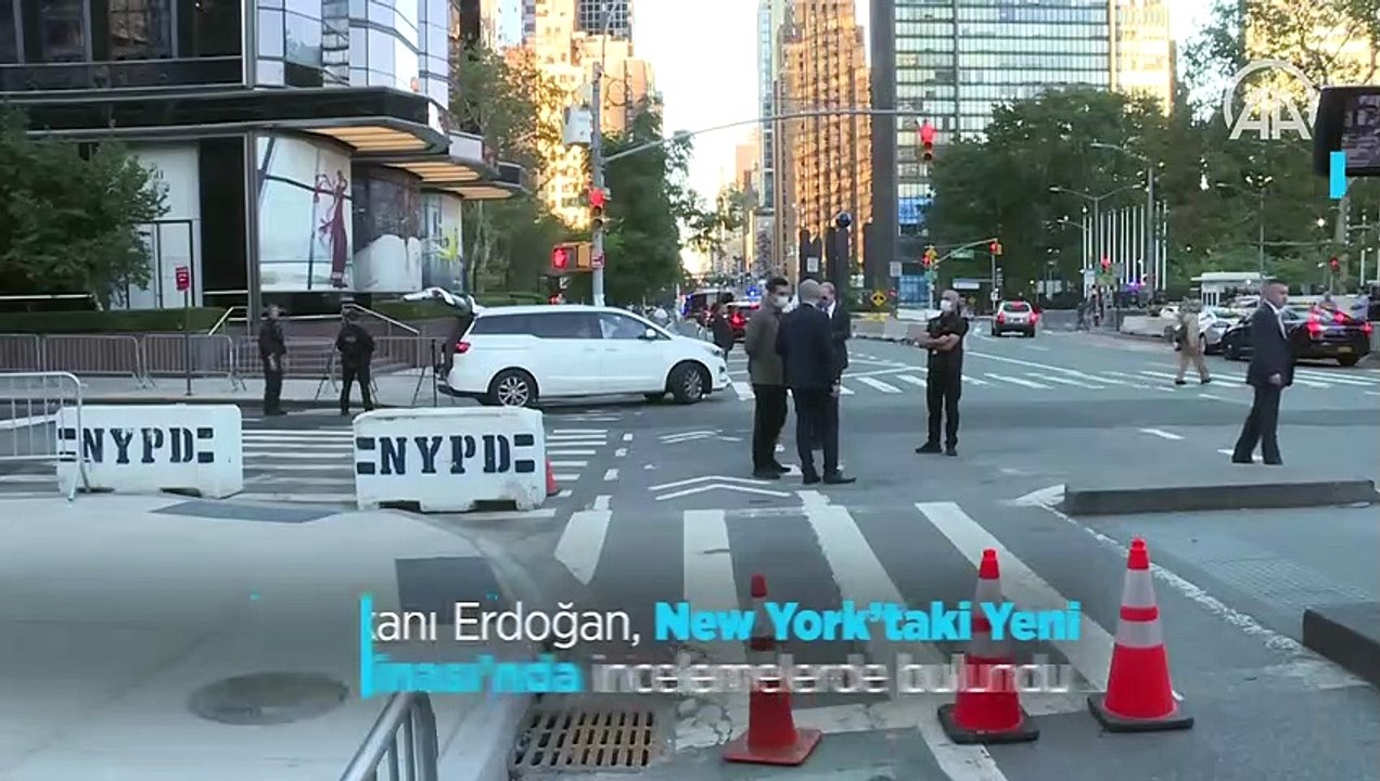 Cumhurbaşkanı Erdoğan New York'taki Yeni Türkevi Binası'nda incelemelerde bulundu