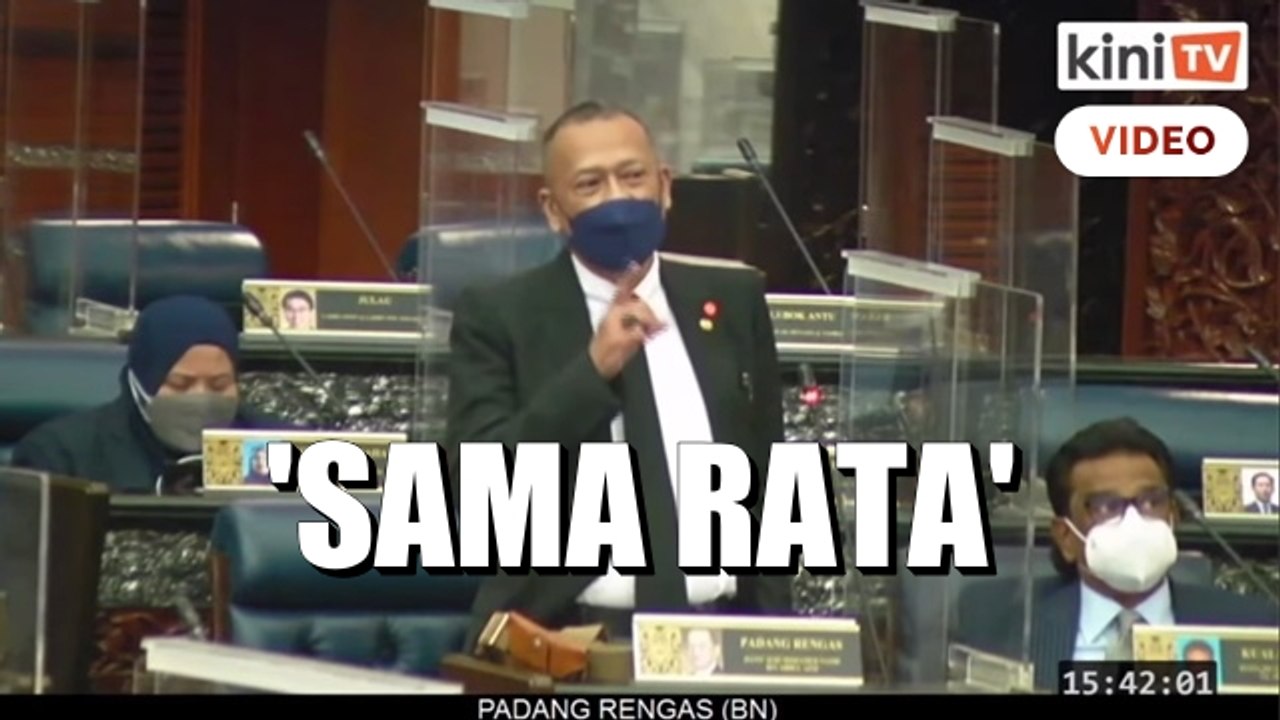 'Rakyat tak bersalah' - Nazri gesa peruntukan sama MP k'jaan, pembangkang