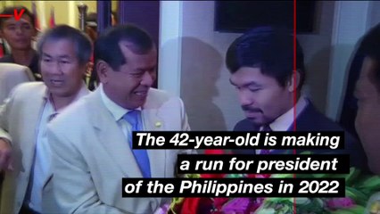 Boxer Manny Pacquiao Will Run for the Philippine Presidency in 2022