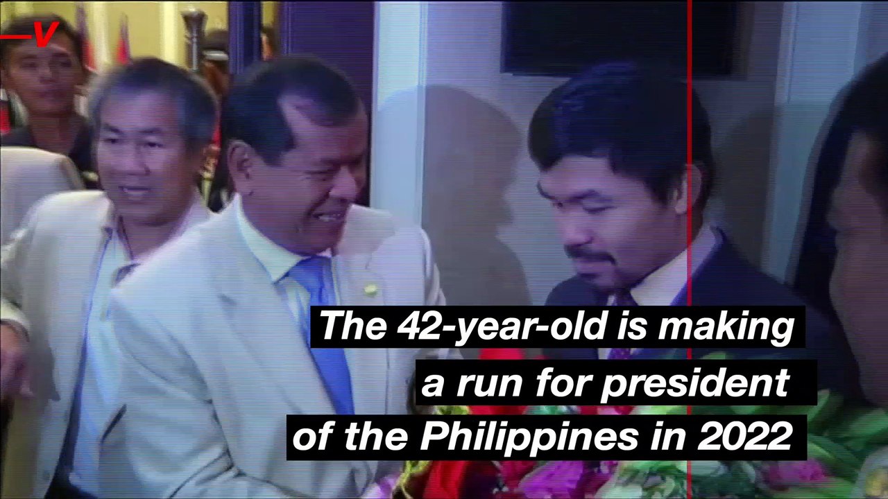 Boxer Manny Pacquiao Will Run for the Philippine Presidency in 2022