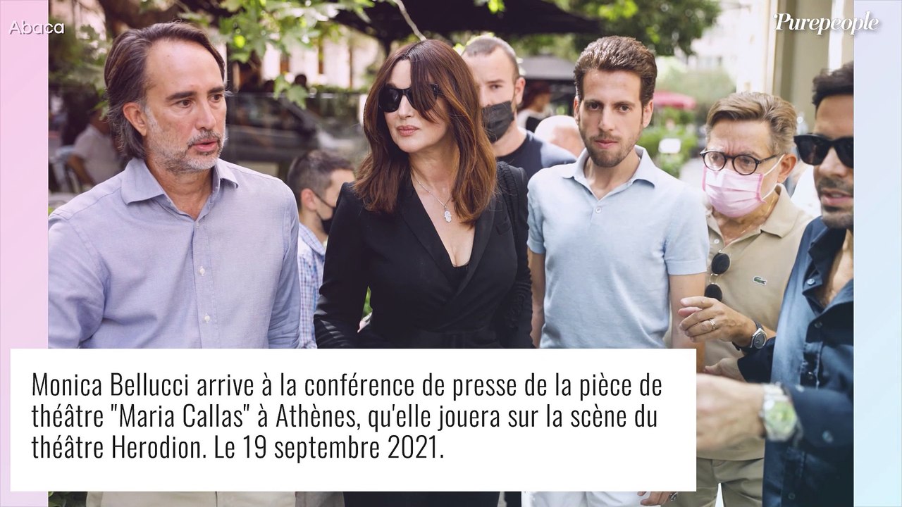 Monica Bellucci renversante à Athènes pour ressusciter Maria Callas