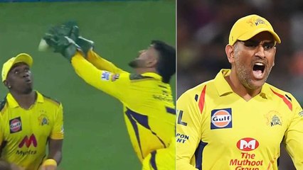 ಕ್ಯಾಚ್ ಡ್ರಾಪ್ ಮಾಡಿ ಬ್ರಾವೋ ಮೇಲೆ ರೇಗಾಡಿದ ಧೋನಿ ವಿಡಿಯೋ | Oneindia Kannada