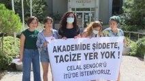 İTÜ’de Celal Şengör protestosu
