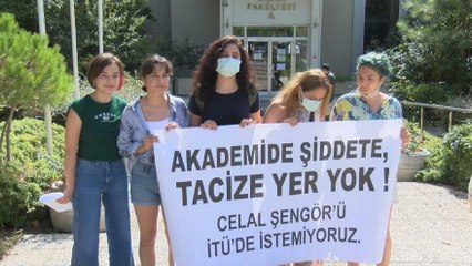 İTÜ’de Celal Şengör protestosu
