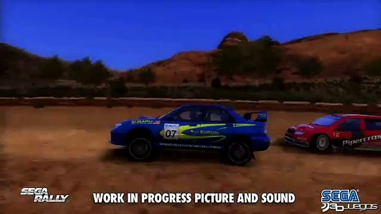 Sega Rally: Escenario "Canyon"