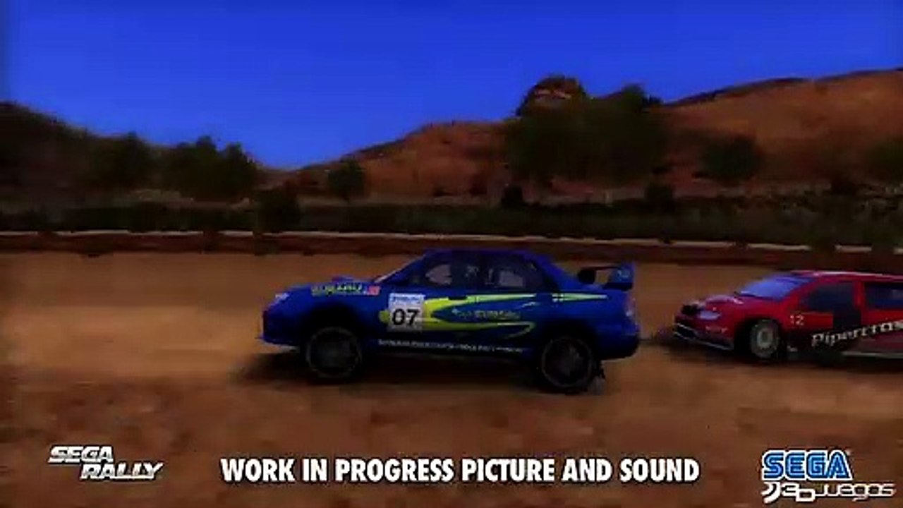 Sega Rally: Escenario "Canyon"