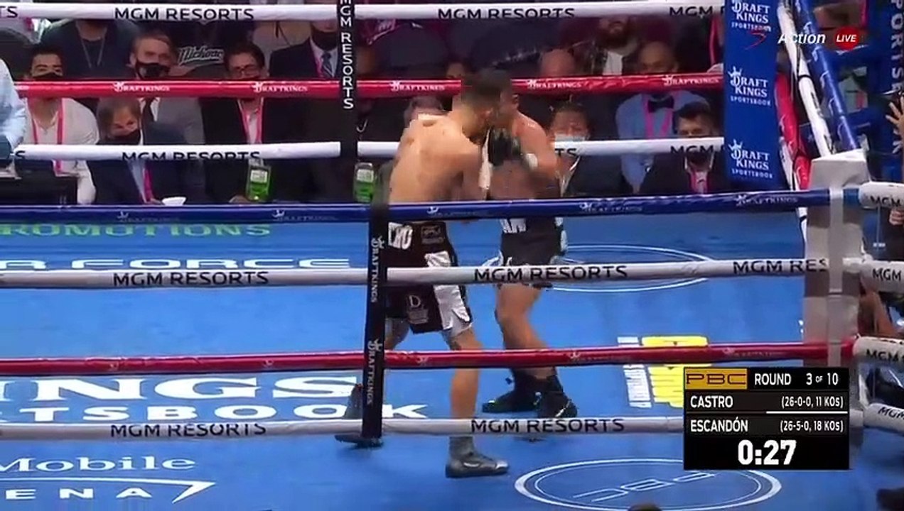 Carlos Castro vs Oscar Escandon Full fight