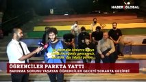 İstanbul'da kalacak yer bulamayan öğrenciler parkta yattı, polis müdahale etti