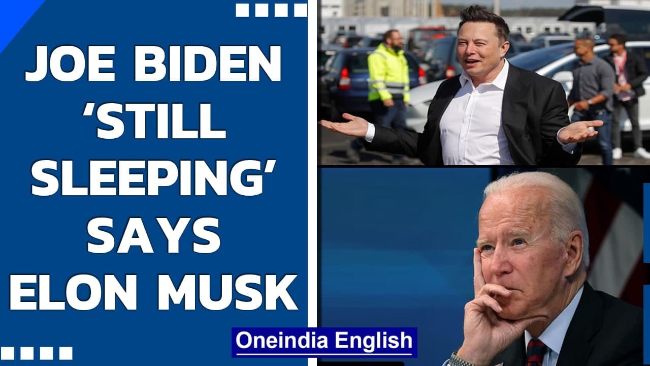 Elon Musk trolls Joe Biden, for not acknowledgi...