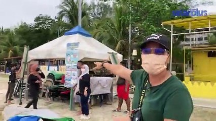 Travel Maya Pulau Langkawi : Keadaan Pantai Cenang Sehari Sebelum Hari Pembukaan