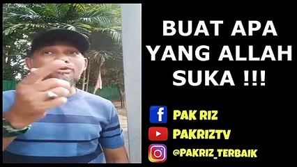 BUAT APA YANG ALLAH SUKA 26 JUN 2021