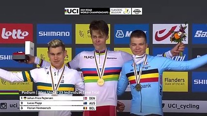 Championnat du monde 2021 - CLM - Espoirs - Johan Price-Pejtersen wins Gold : "I think we have a real time trial culture in Denmark"