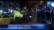 Operativos entre policías y fuerzas militares continúan en Quito