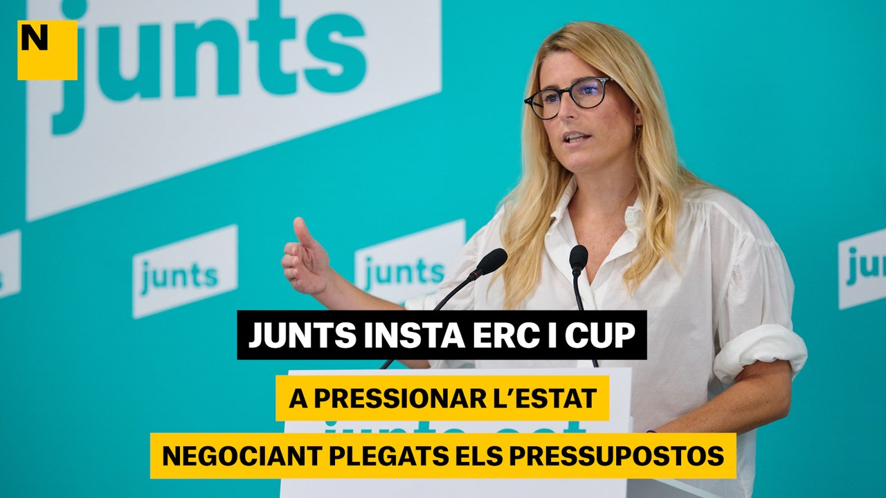 Junts insta ERC i CUP a pressionar l'Estat negociant plegats els pressupostos