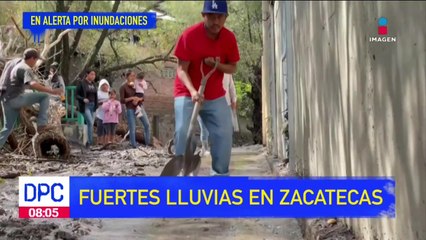 Alerta en Zacatecas por fuertes lluvias