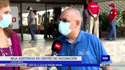 Baja asistencia en centros de vacunación - Nex Noticias
