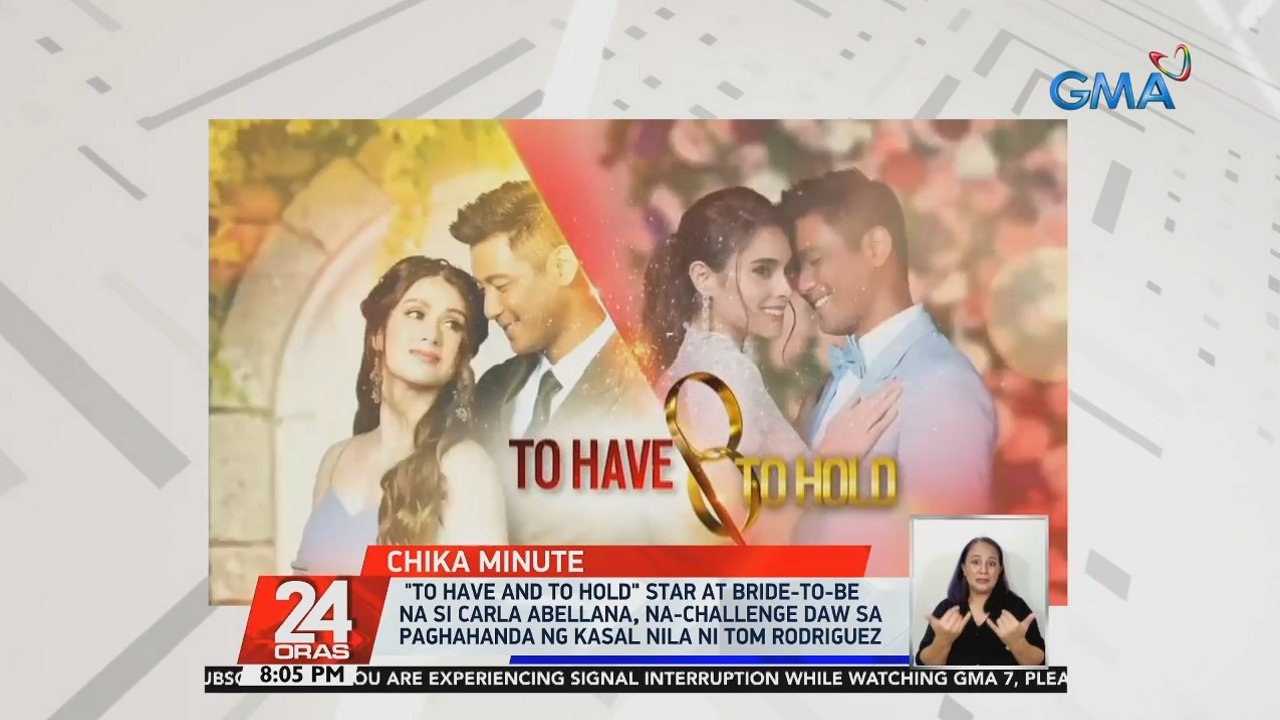 "To Have and To Hold" star at bride-to-be na si Carla Abellana, na-challenge daw sa paghahanda ng kasal nila ni Tom Rodriguez  | 24 Oras