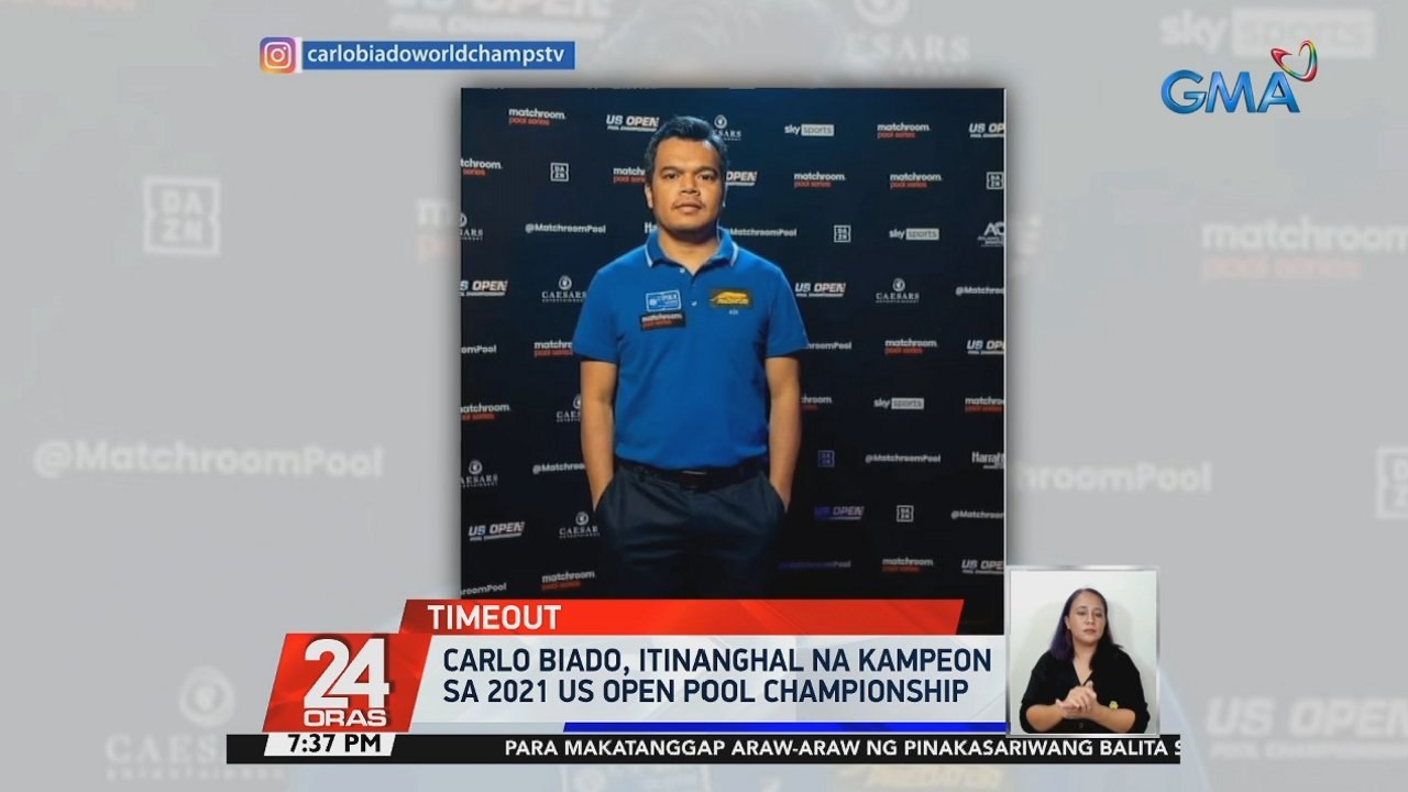 Philippines' Carlo Biado wins 2021 US Open Pool Championship title | 24 Oras