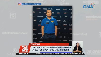 Philippines' Carlo Biado wins 2021 US Open Pool Championship title | 24 Oras
