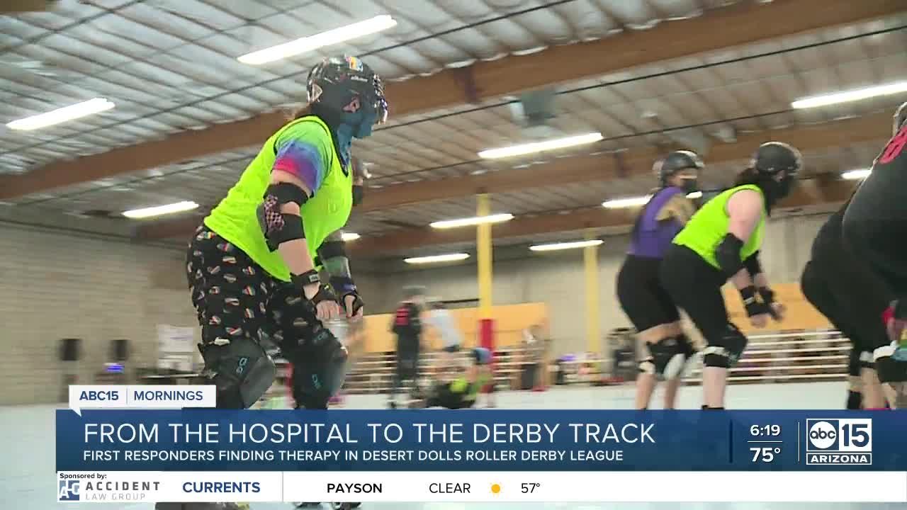 Local roller derby league serves as therapy on the track