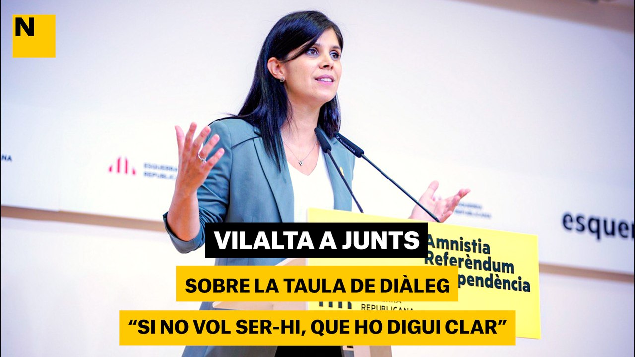 Vilalta a Junts sobre la taula de diàleg: "Si no vol ser-hi, que ho digui clar"