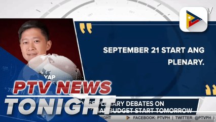 House plenary debates on the 2022 national budget start tomorrow