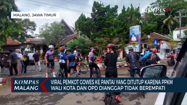 Viral Rombongan Wali Kota Malang dan OPD Gowes, Minta Masuk ke Pantai Kondang Merak Yang Ditutup Kar
