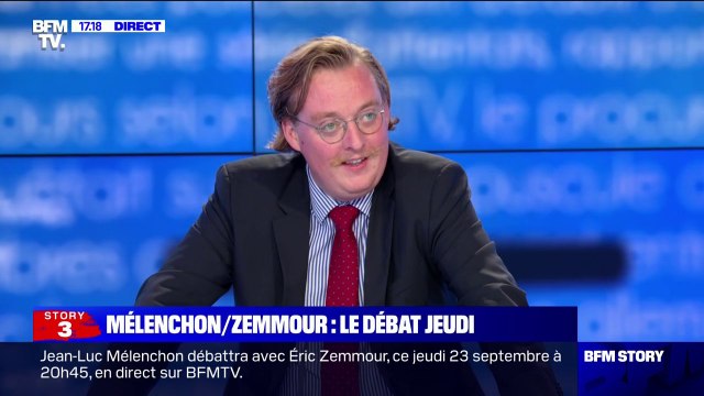 Pour Antoine Diers (Les Amis d’Éric Zemmour), Jean-Luc Mélenchon et Éric Zemmour sont les derniers intellectuels de la politique