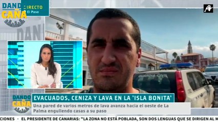 Borja Pérez, alcalde de Breña Baja: 'La pared de varios metros de lava se ha llevado centenares de casas por delante'