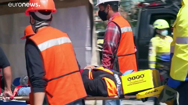 Macrosimulacro de terremoto en México en el aniversario de los seísmos de 1985 y 2017