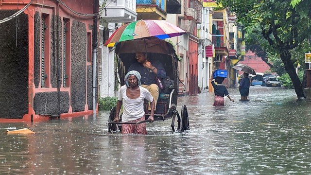 Why heavy rainfall triggers waterlogging in many cities?