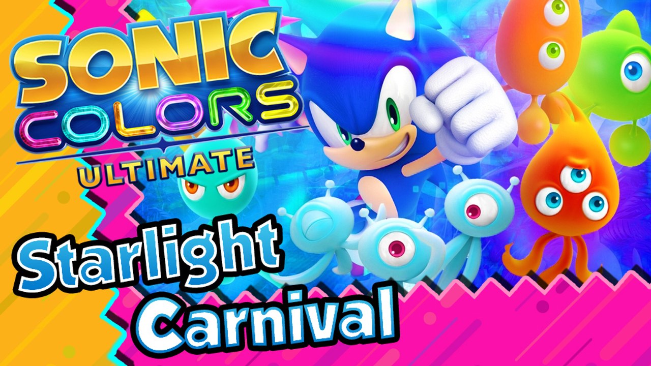 Sonic Colors Ultimate Walkthrough Part 3 (PS4)  Starlight Carnival + 100% Red Rings