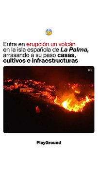 Las Islas Canarias viven una nueva erupción volcánica