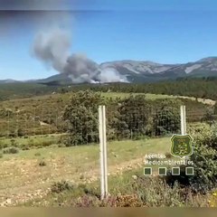Video Incendio forestal Serradilla del Arroyo Salamanca