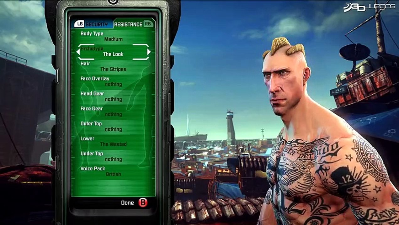Brink: Character Customization