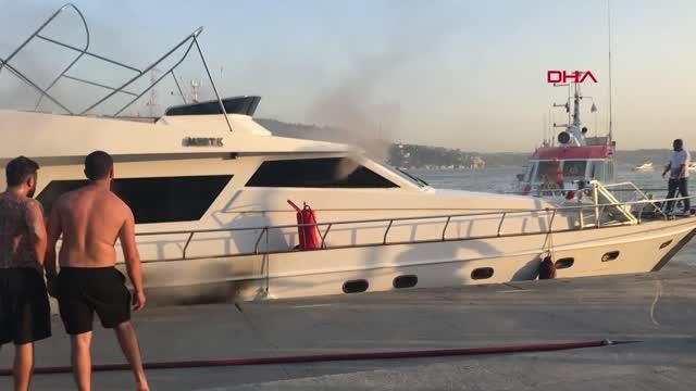 Son dakika haberleri: BEBEK SAHİLİ'NDE TEKNE YANGINI -4 AKTÜEL