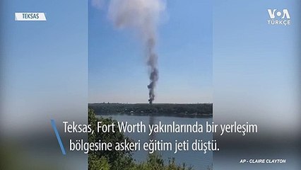 Teksas’ta Askeri Eğitim Uçağı Düştü: 2 Pilot Yaralı