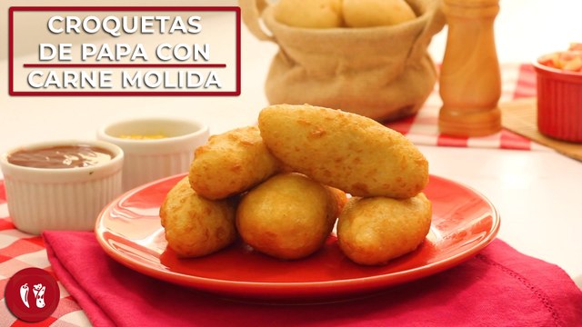 Croquetas de papa con carne molida | Receta fácil internacional | Directo al Paladar México